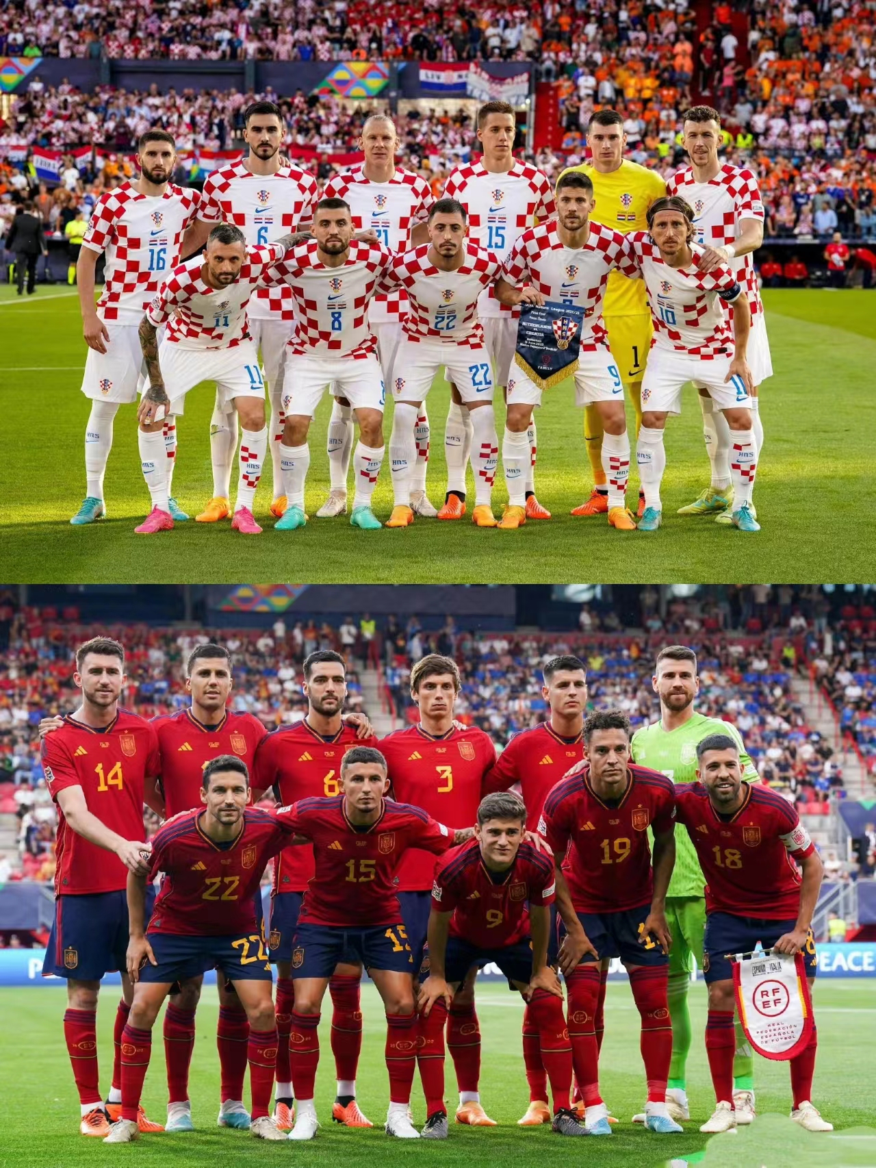 El festín visual de las camisetas en la final de la UEFA Nations League